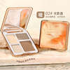 Contouring palette, matte brightening highlighter, eye shadow for contouring, four colors