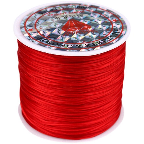 Jewelry elastic cord flat cord bracelet rubber band rope bracelet cord cultural toy beaded elastic cord crystal agate cord
