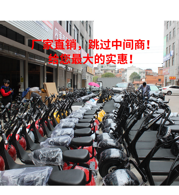 X2 Front and Rear Shock-Absorbing Two-Seater Electric Vehicle Battery Vehicle Power-Saving Electric Motorcycle Two-Wheel Motorcycle Adult Scooter