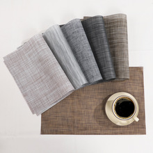 爆款2202C系列特斯林PVC编织餐垫隔热垫家居防滑防水杯垫隔热防滑