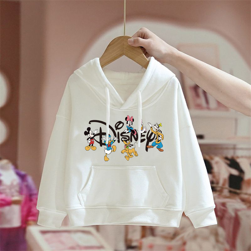 2023 New Spring Clothes Children's Clothes Girls Sweaters Boys Casual Clothes Baby Long Sleeve Tops Cartoon Hoodies