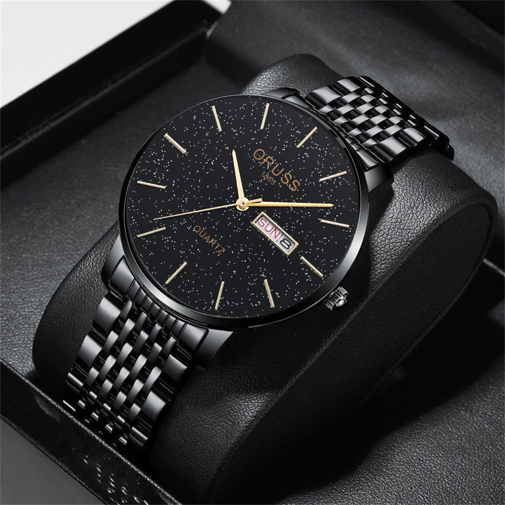 TikTok populäre einfache und elegante Herrenuhr modisch wasserdicht original direkte Lieferung Stahlband Uhr