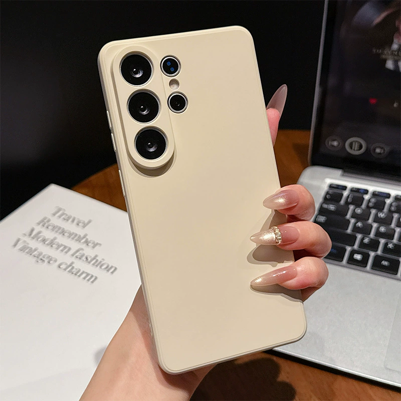 Силиконовый чехол для телефона (совместим с Samsung S25/S24) — жидкий узор Кубика Рубика, тонкий софт силикон