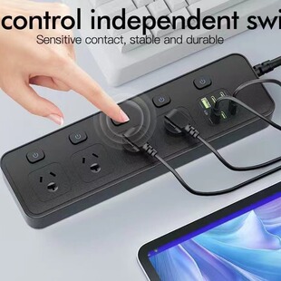 Australia's 4-bit independent sub-control 4C2U multi-port charging 10-in -1 extension of new socket cross-border exclusive supply