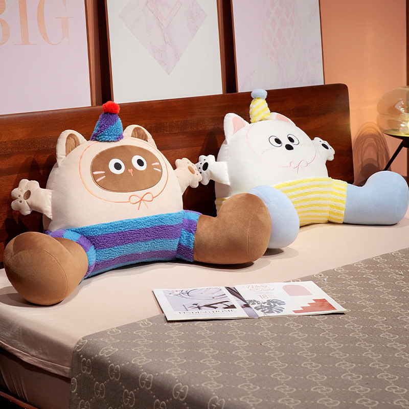 Bolsa de cabezal de cama, cojín de respaldo grande para la cama, protector de cintura contra el sofá, almohada de decoración del dormitorio, asiento de oficina, almohada de cintura