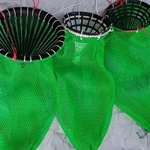 潜水网兜水下鱼护装鱼倒须防跑鱼网袋鱼篓螃蟹夜潜赶海装螺