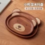 木质宝宝卡通零食甜点盘