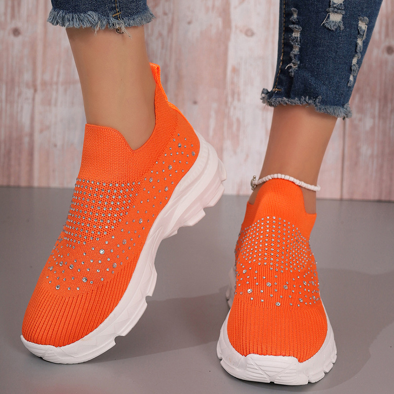 Women's Sports Solid Color Round Toe Sports Shoes display picture 7