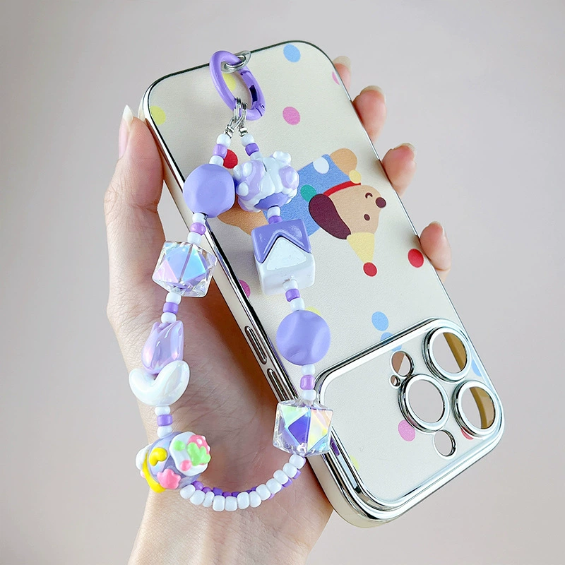 TikTok, бисер bracelet, мобильный телефон, брелок, защитный чехол, подвеска, аксессуар для сумки, подарок на день рождения, опт