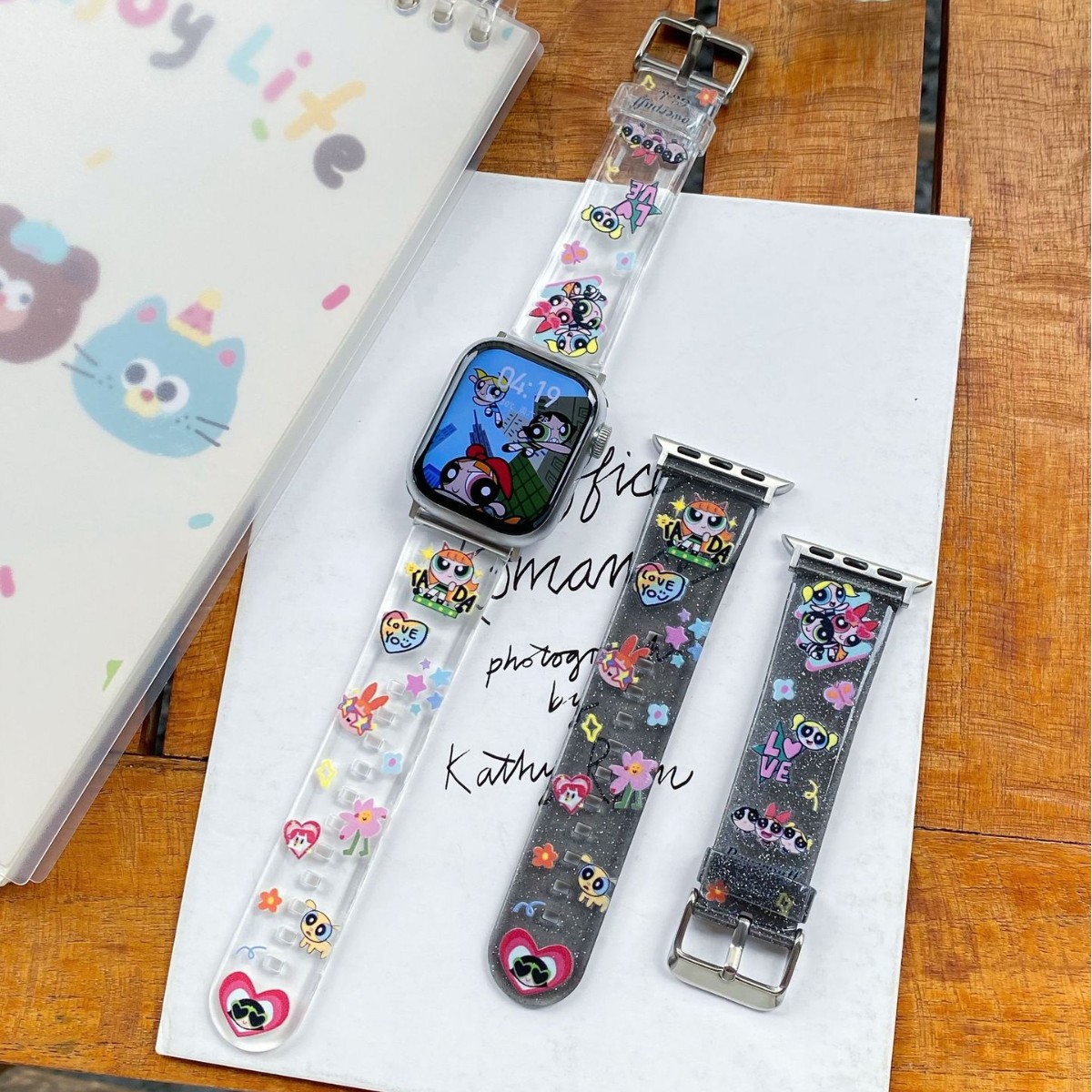 Feitian Female Tpu Strap Is Suitable for Apple Watch Strap Iwatch10/987654321Se Watch Strap