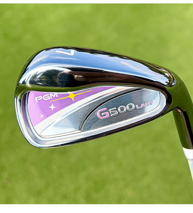 Bộ 6 gậy sắt golf nữ PGM-G500 inox 7, mặt đập siêu mỏng — Bộ 6 gậy sắt (cán carbon cấp L) hồng san hô LTG079, Bộ 6 gậy sắt (cán thép) hồng san hô LTG079, Bộ 6 gậy sắt (cán carbon cấp L) trắng tím LTG079, Bộ 6 gậy sắt (cán thép) trắng tím LTG079 chi tiết 20