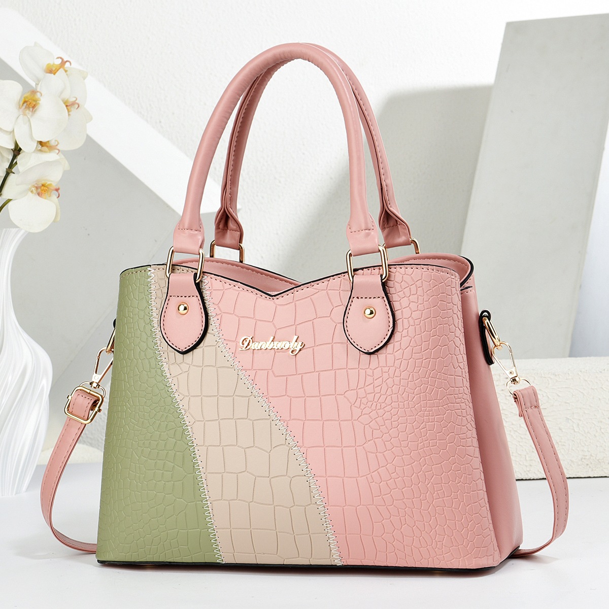 Bolso de Mano y Hombro para Mujer PU para Uso Diario