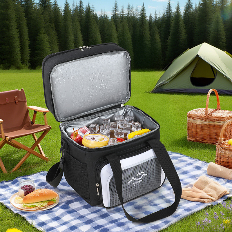 Bolsa de almuerzo transfronterizo, bolsa de hielo portátil, bolsa de picnic al aire libre, bolsa de bento de bolsillo para llevar al trabajo, bolsa de leche fresca