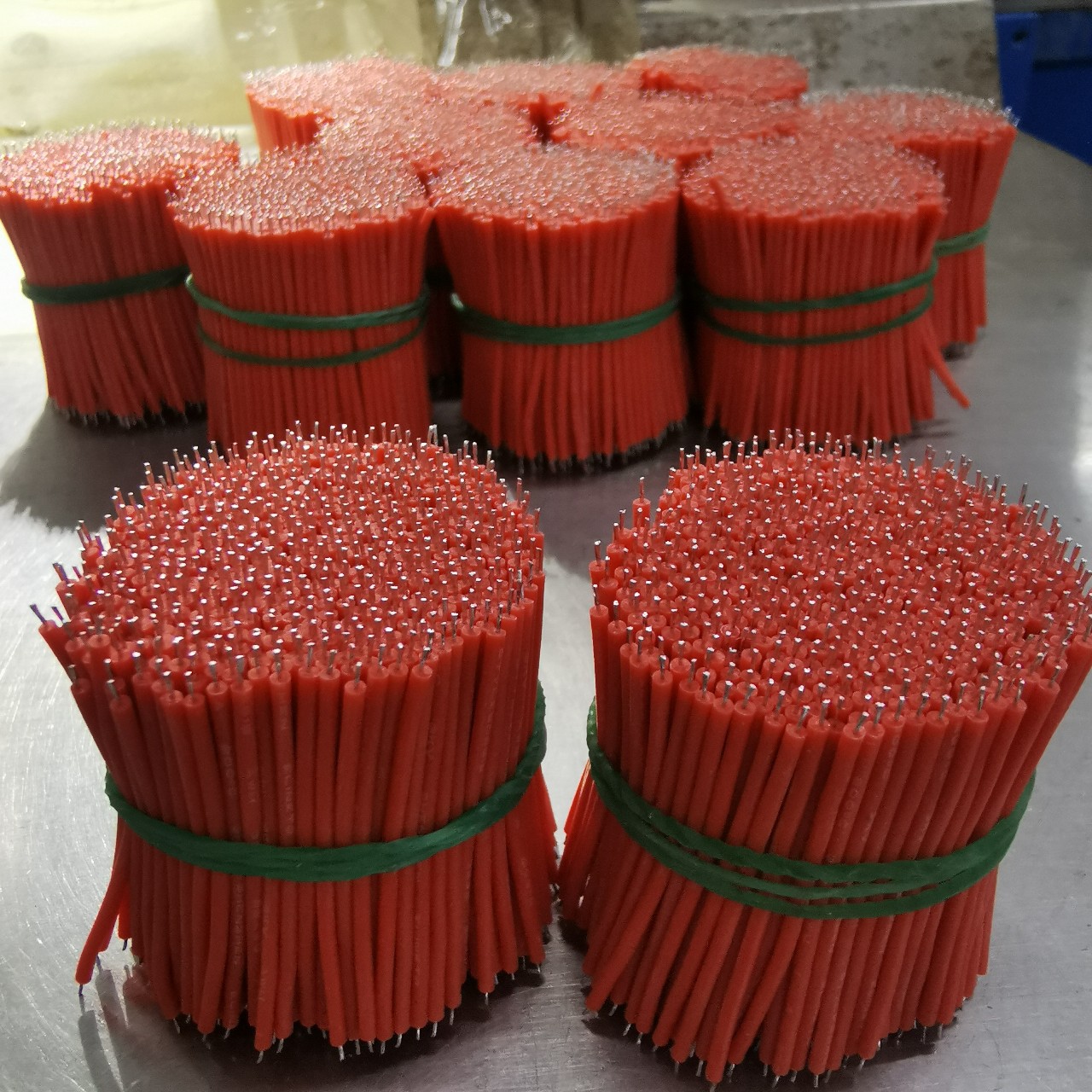 3239-30 28 26 耐高温硅胶线200℃红黑电子线40mm超短线