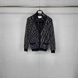 TB工厂直营秋冬新款明星同款粗花呢针织毛衣开衫男女同款休闲开衫