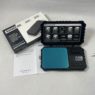 Factory wholesale electronic pocket scale high precision 0.01g gold scale with weight scale black toolbox jewelry scale