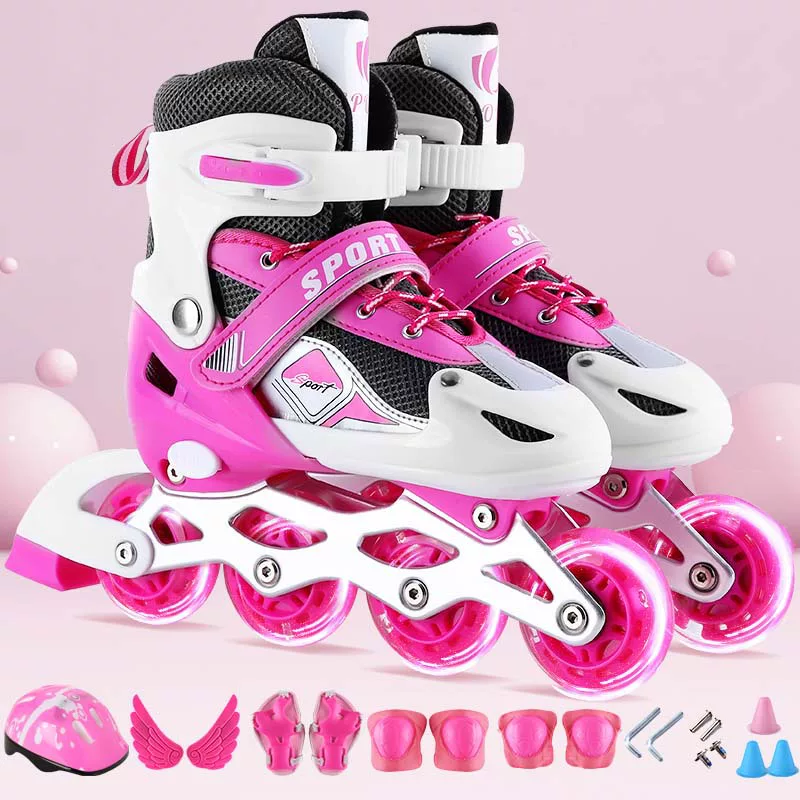 [Children's set, roller skates for men and women, full set]