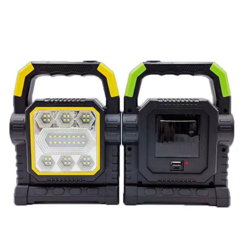 Nuevas luces de emergencia solares solares transfronterizas para uso doméstico al aire libre, iluminación de carga portátil, multifunción portátil