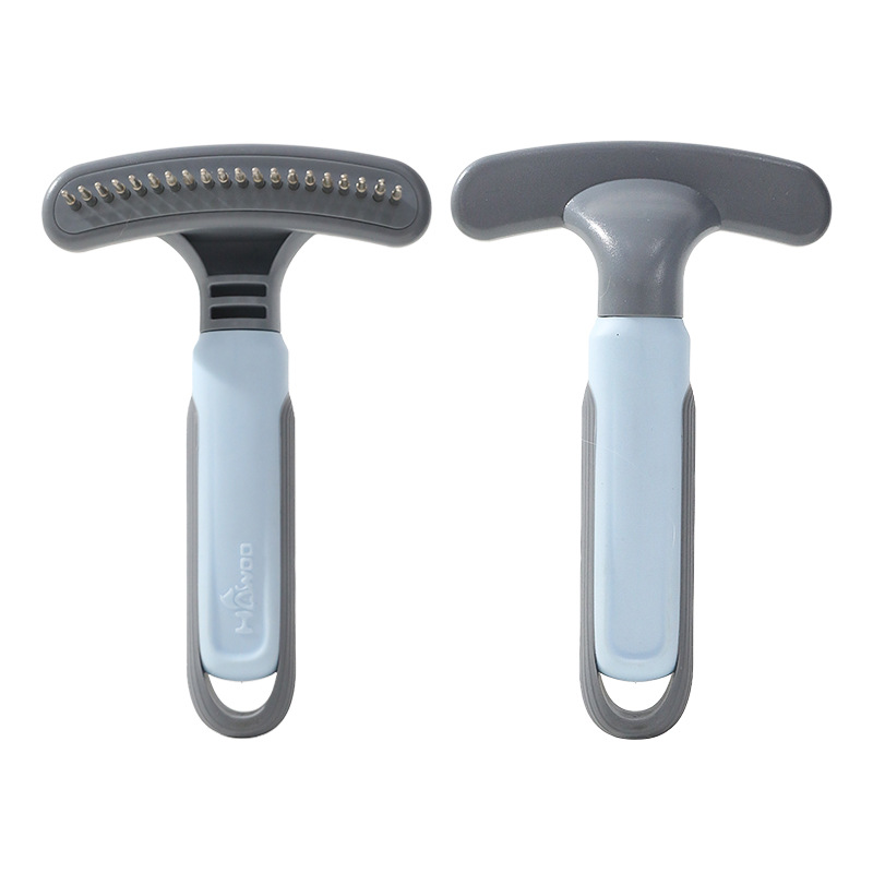 Fabricante de peine para mascotas universal para perros y gatos, peine de rastrillado de una sola fila para quitar el pelo, peine de rastrillado de belleza para perros medianos y grandes