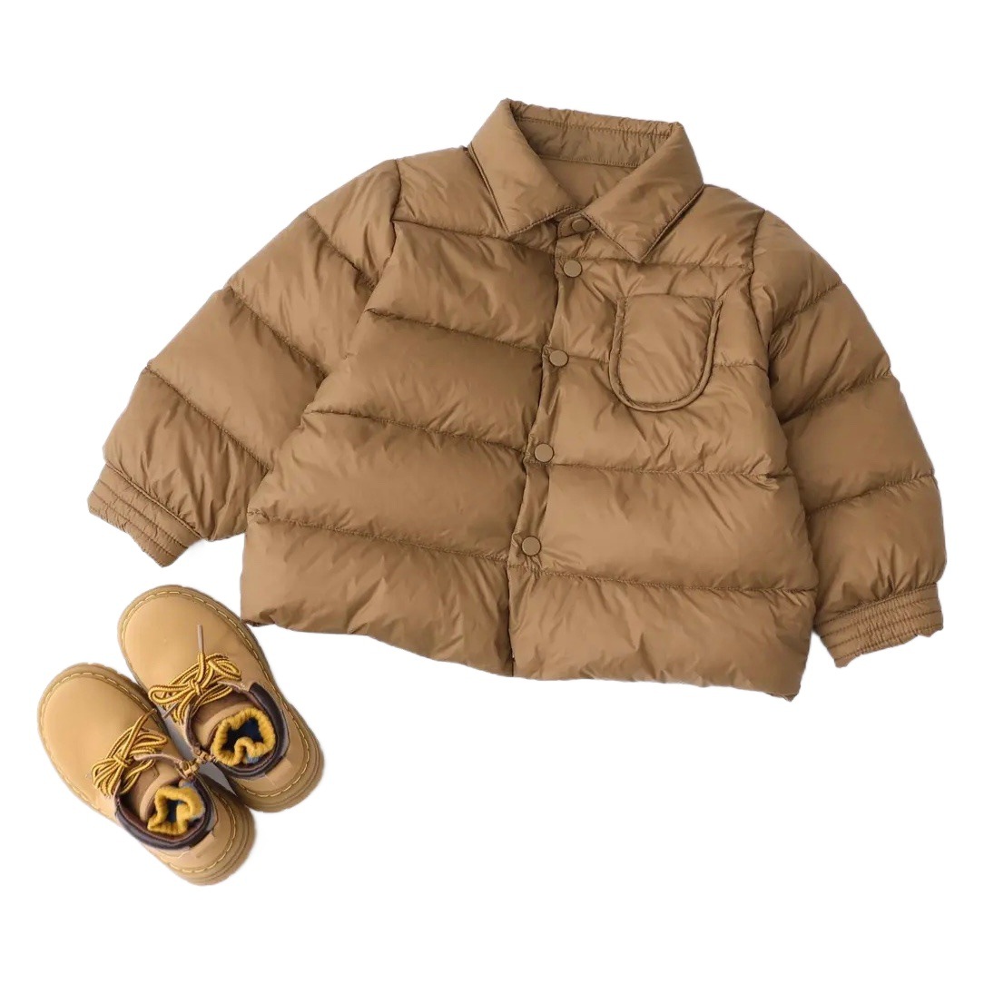 Children's down Jacket, Baby's Lightweight Baby Outer Clothing, Boys and Girls' Autumn and Winter Inner Liner, Thickeneded Kidsren's Winter Clothing