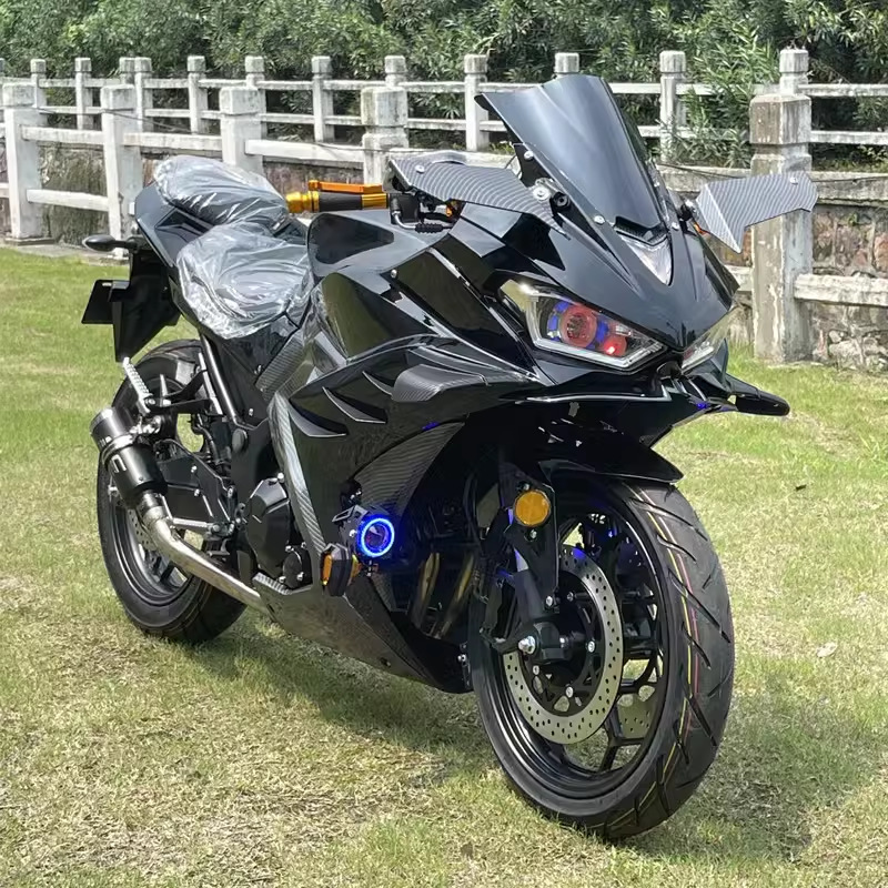 Cross-Border Export of Brand New V6 Motorcycle Sports Car 400 Road Race Ninja R3 Horizon Heavy Motorcycle