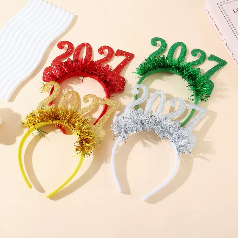 ที่คาดผมปาร์ตี้ปีใหม่ 2027 สีเหลือง