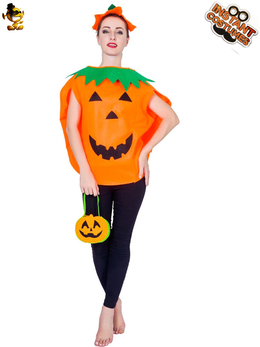 De las mujeres adultas de Halloween calabaza traje de fiesta de calabaza juego de rol traje de rendimiento etapa Cosplay