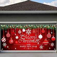M 35938 Christmas Garage Banner ʥ�������� �羳ŷ��