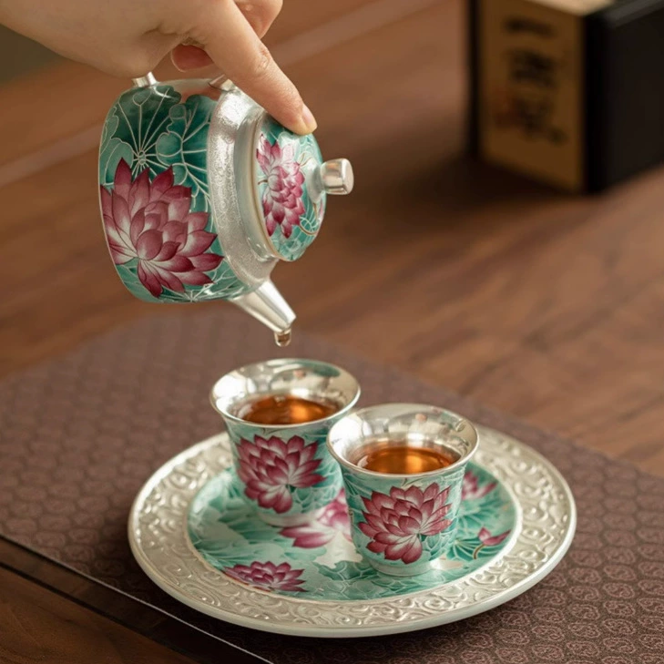 Керамический чайник, чайный набор, подарочная коробка