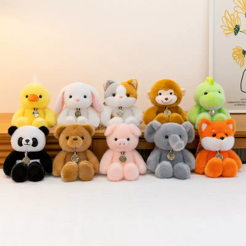 香味跑跑公仔颗粒桌伴娃娃女孩毛绒玩具挂件公仔陪伴玩偶生日礼物