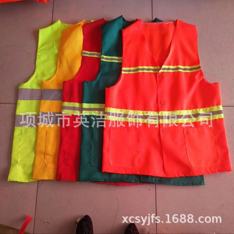 Construction Vest Sanitation Vest Spring Orange Lapel Suit Raincoat Cotton Outwear Garden Road Maintenance Cold-proof Jacket