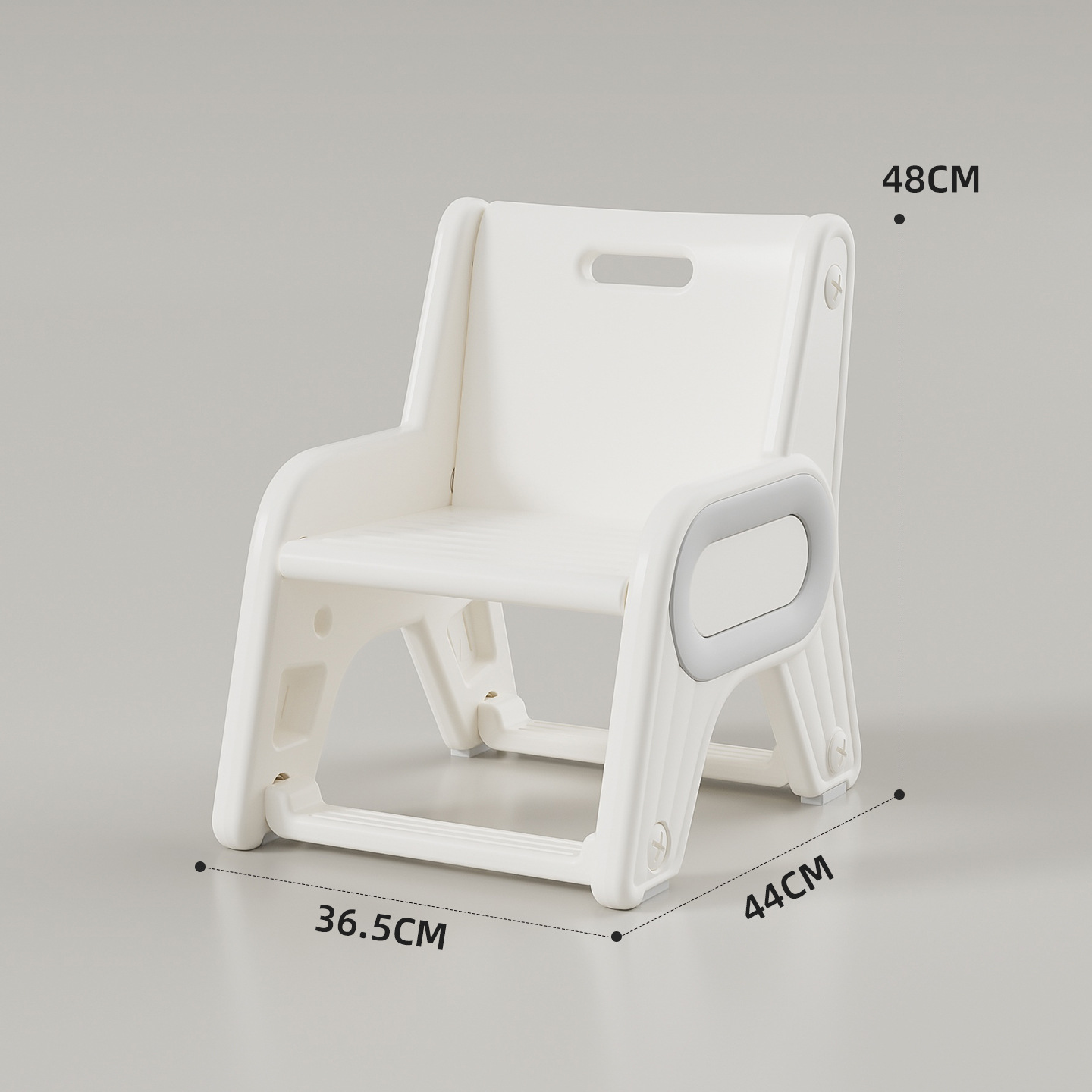 Muebles de plástico para niños al por mayor, jardín de infantes grueso, adultos pueden sentarse, bebés de 1 - 3 años tienen asiento de taburetes respaldados. image 12