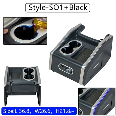 Special Right-Hand Drive Honda N-Box Armrest Box Jf5/Jf6 Nbox Car Armrest Box Front Seat Storage Box (Armrest box) - exclusively-for-honda-nboxjf5-jf6