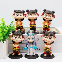 哪吒A魔童降世敖丙手办公仔学生礼品汽车装饰品桌面摆件盲盒玩具