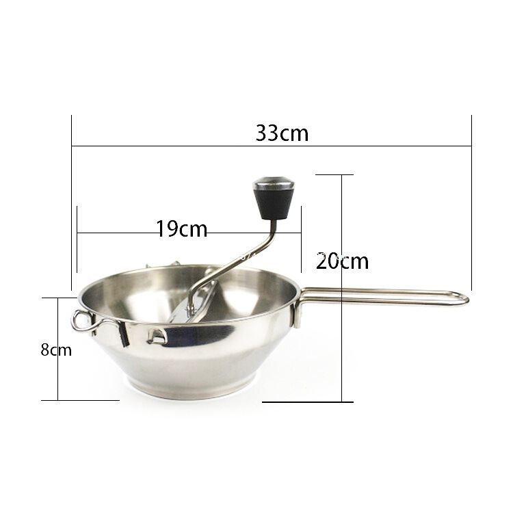 不锈钢食物搅拌器果酱搅拌器磨泥器土豆压泥器压薯器蔬果磨泥器无|undefined