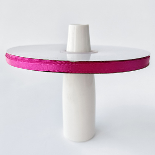 6mm poliéster cinta flores pastel de regalo embalaje cinta hecha a mano arco cinta en stock al por mayor