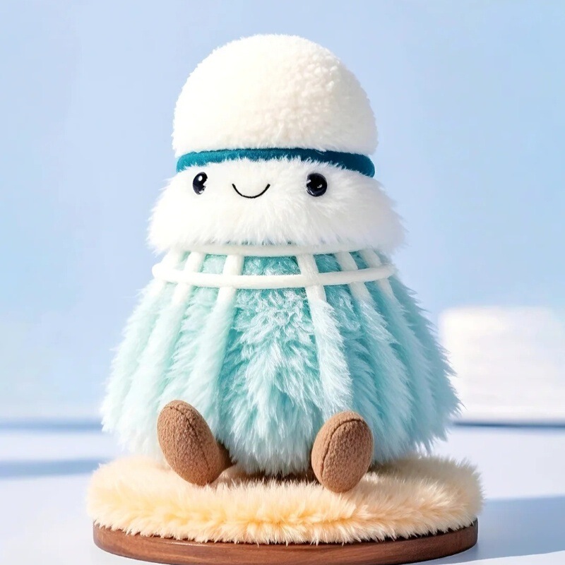かわいいバドミントン人形のペンダント、かわいいぬいぐるみ、ぬいぐるみペンダント、人形ギフト、誕生日プレゼント|undefined