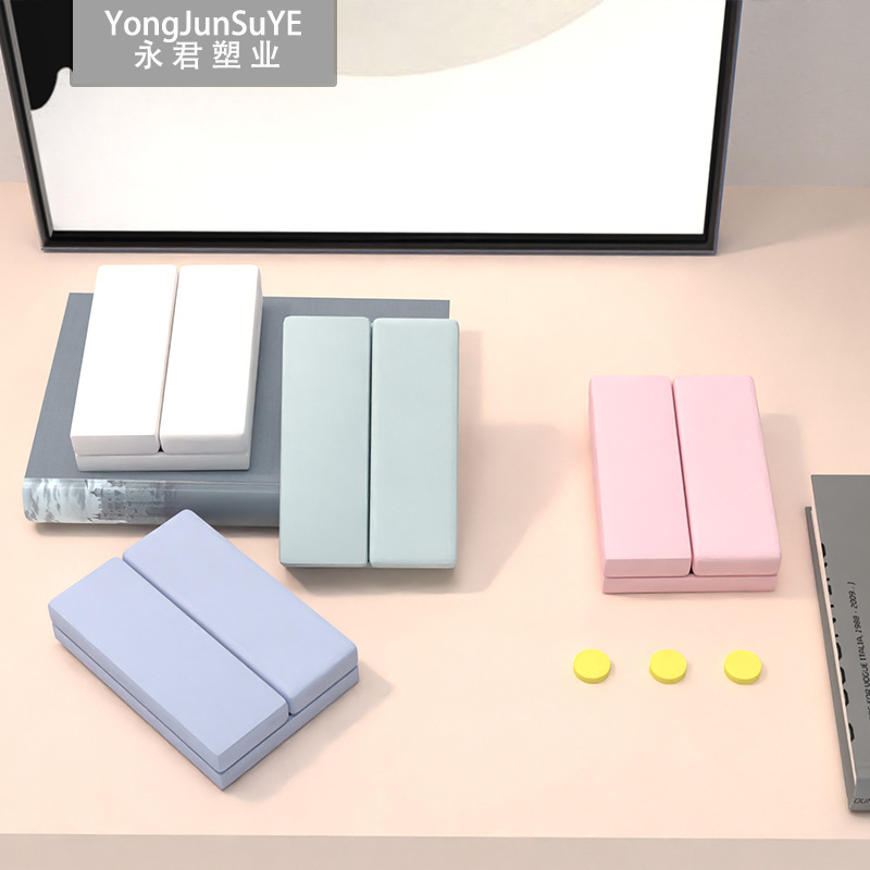 Wholesale portable 7-grid pill box independent folding double-layer storage box magnet magnetic seven-grid pill box