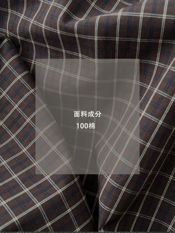 江左 格纹集市 复古美拉德撞色格子女式衬衫长袖女款宽松衬衣6317|undefined