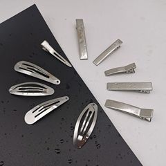 工場直販 304 ステンレス鋼ヘアアクセサリーシリーズカモノハシクリップウォータードロップチャックジュエリーアクセサリークロスボーダー