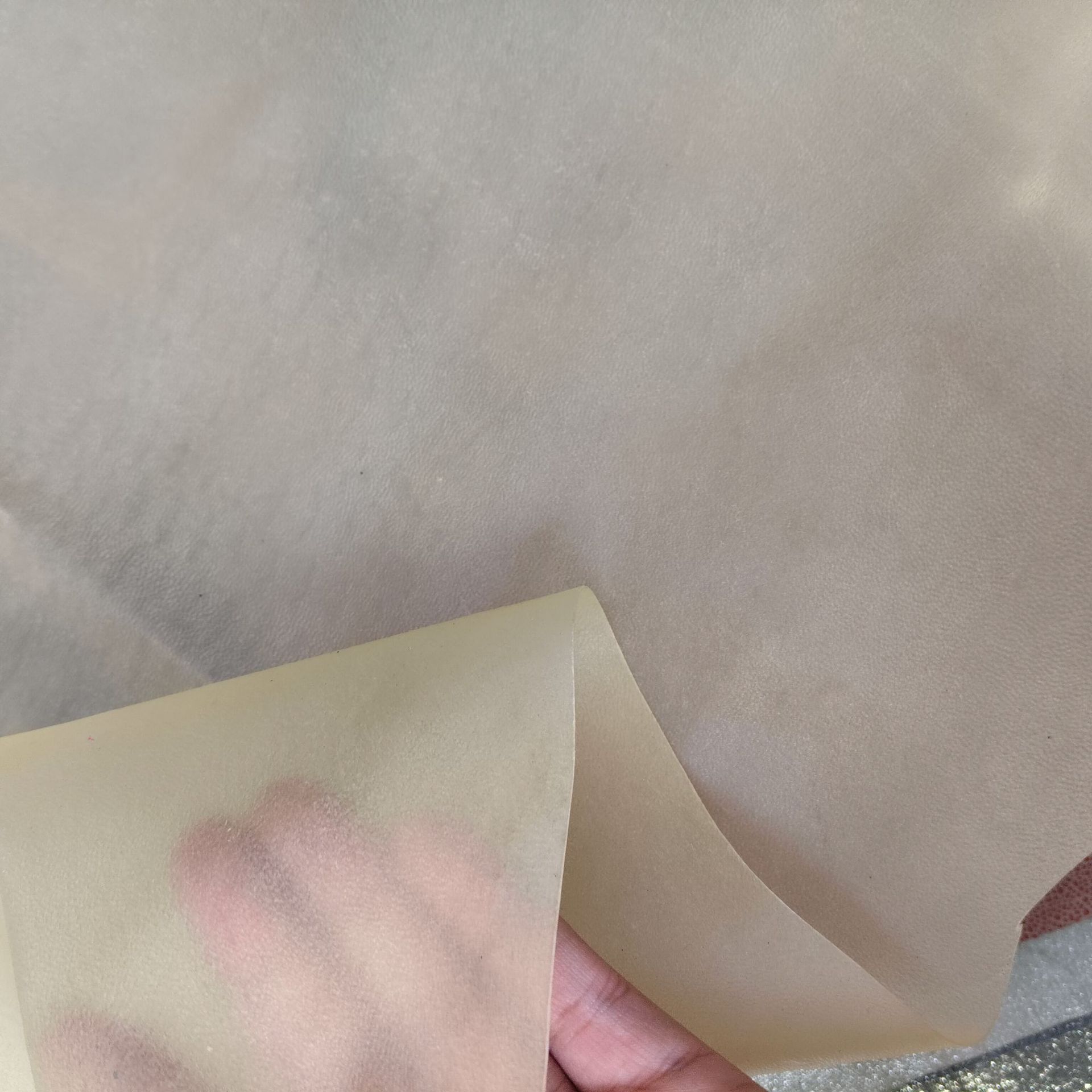 부드러운 의류 양피 투명 양피지 재고 있음 초박형 부드러운 의류 가죽 직물 DIY 수제 보석