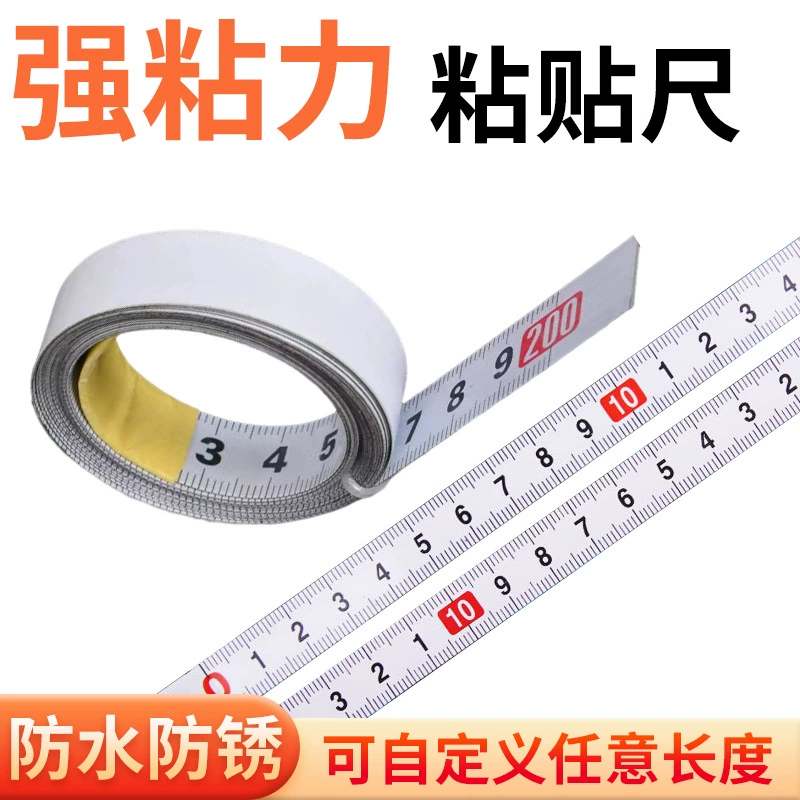 Липкая линейка среднего и обратного направления самоклеящаяся линейка шкалы Настольная пила механическая линейка
