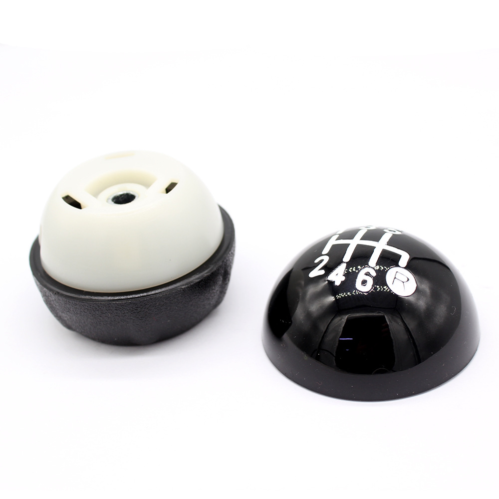 Cabeza de cambio de velocidad para Fiat 500C Black Handball Cross-Border Shift Handle Accessories image 3