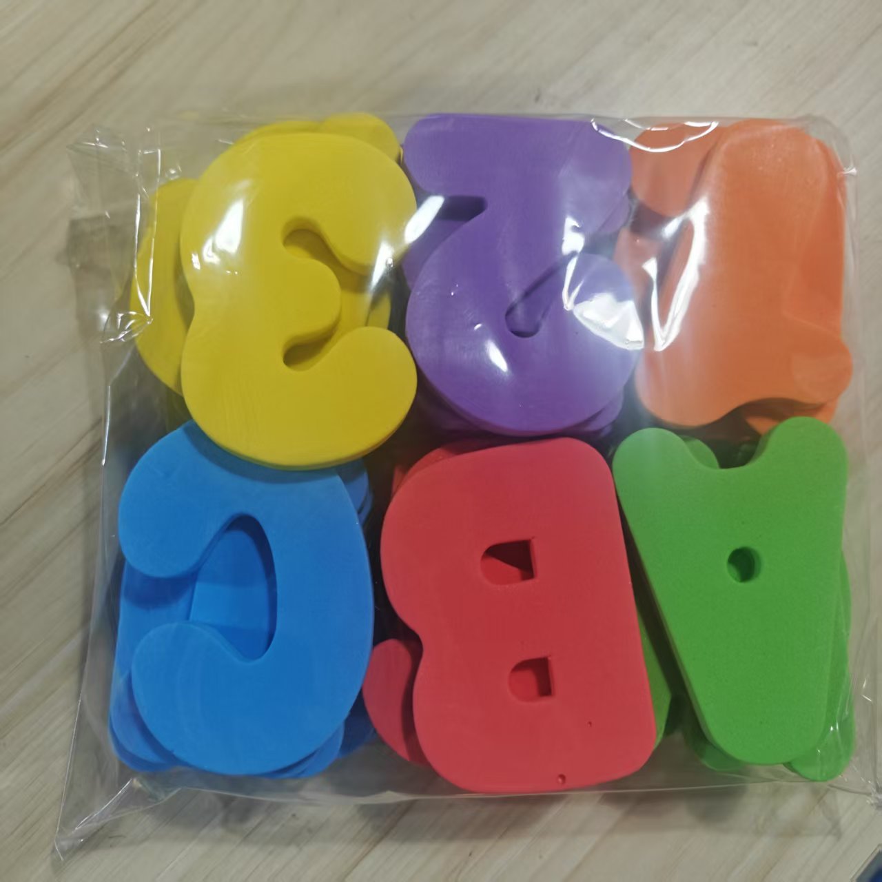 8mm opp 포장 대문자 + 숫자 - 120g, 사진과 비슷한 디자인
