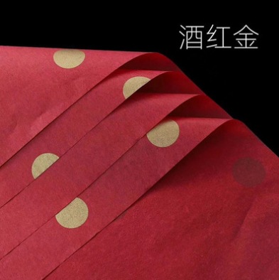 Oferta especial papel de pera de punto redondo grande Papel de pera de estilo coreano papel de envoltura de flores ramo de flores forro plisado floristería floral