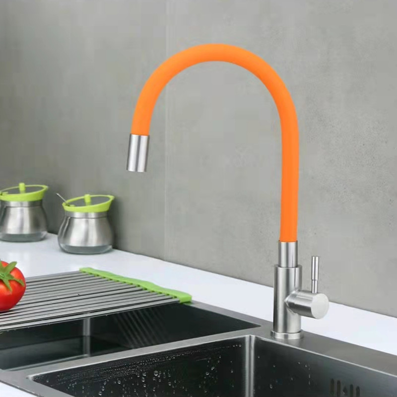 304 stainless steel single-cooling universal faucet, kitchen sink, vegetable basin, sink, balcony splash-proof faucet undefined