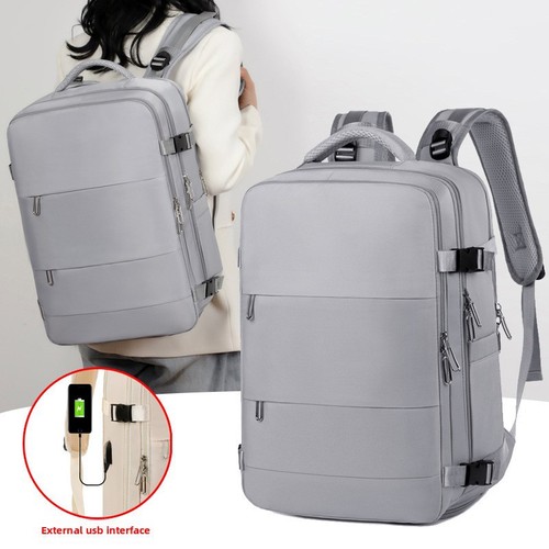 Bestselling travel backpack with large capacity, suitable for men and women, business, commuting, and casual use, multi-compartment school bag, laptop bag with hand strap