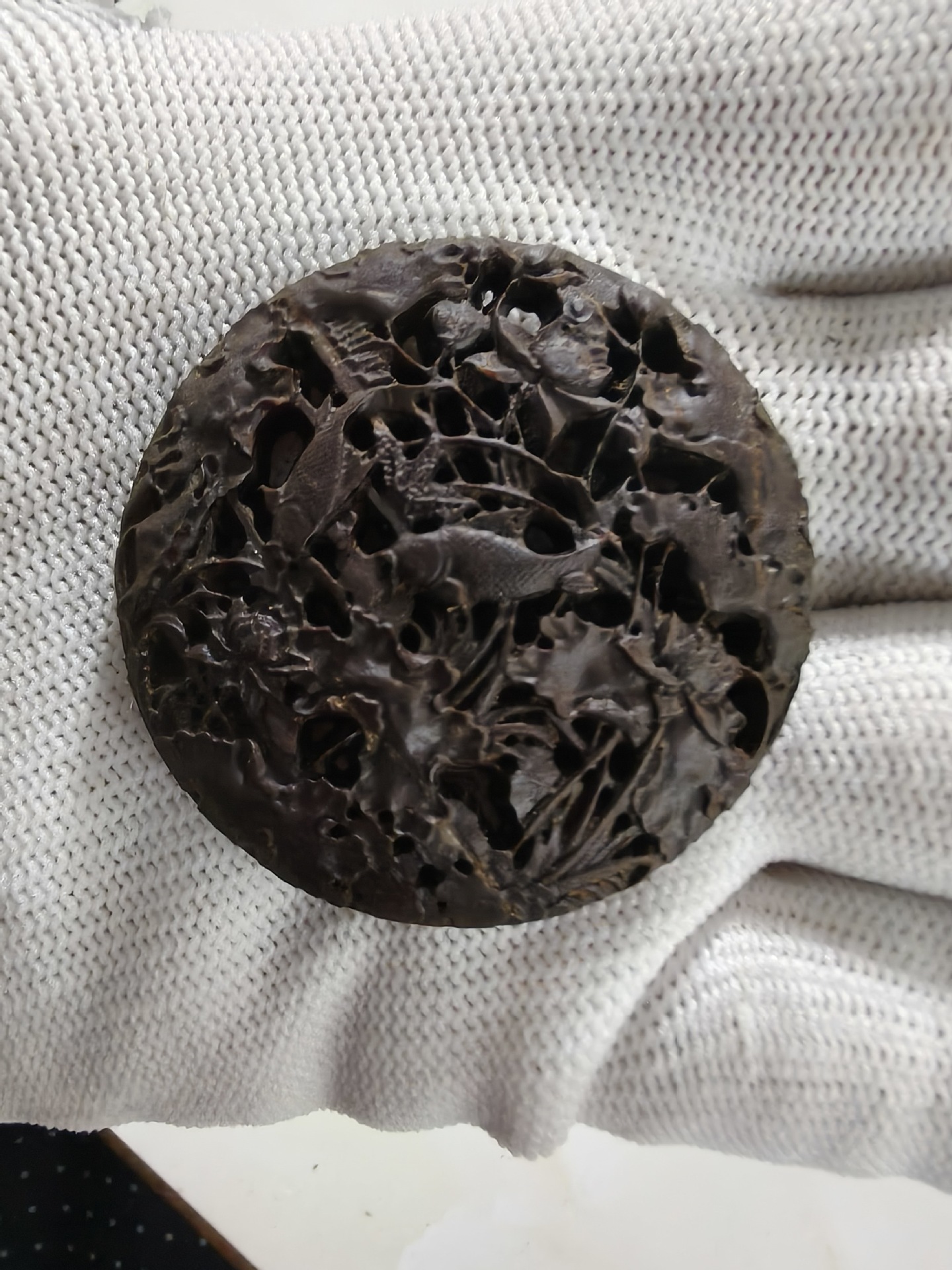 椰壳葫芦蒙芯蝈蝈竹蛉虫鸣虫葫芦虫具蒙芯_椰壳蒙芯浮雕雕刻