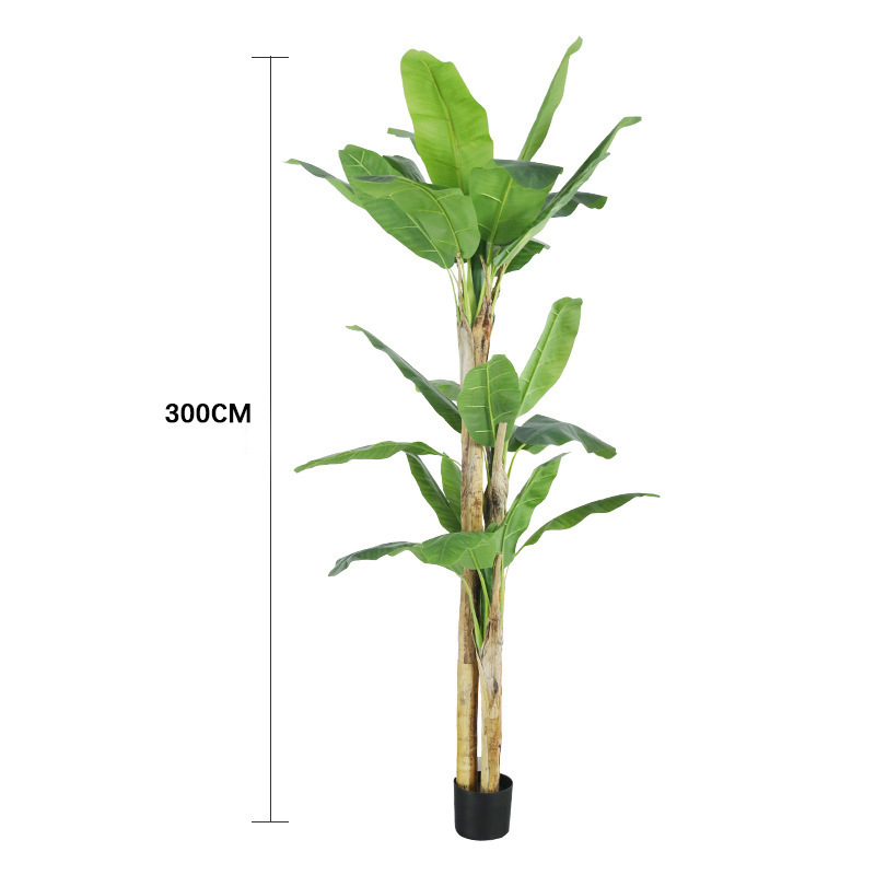Árbol de baniano de 300 cm (incluye base negra).