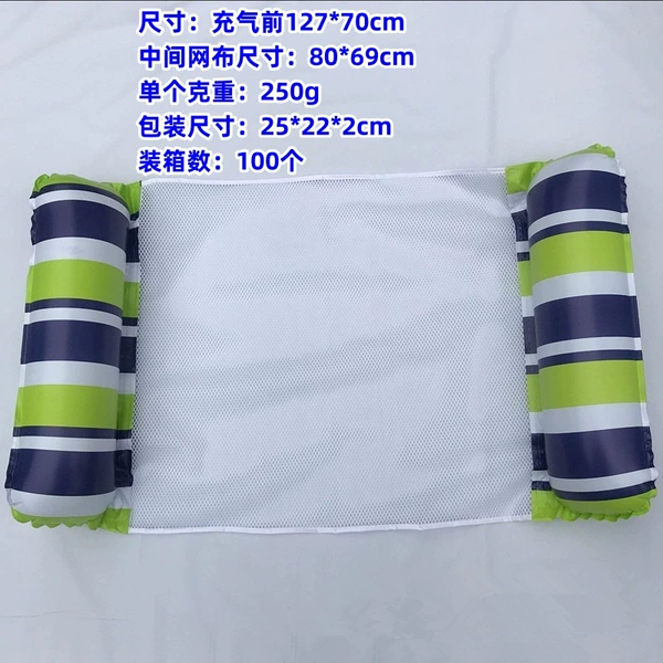 Straight stripes (tender green blue)